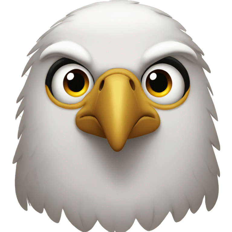 Eagle waving emoji