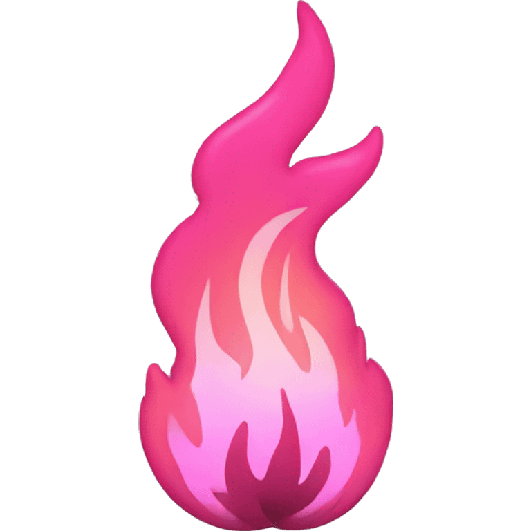 Pink fire emoji