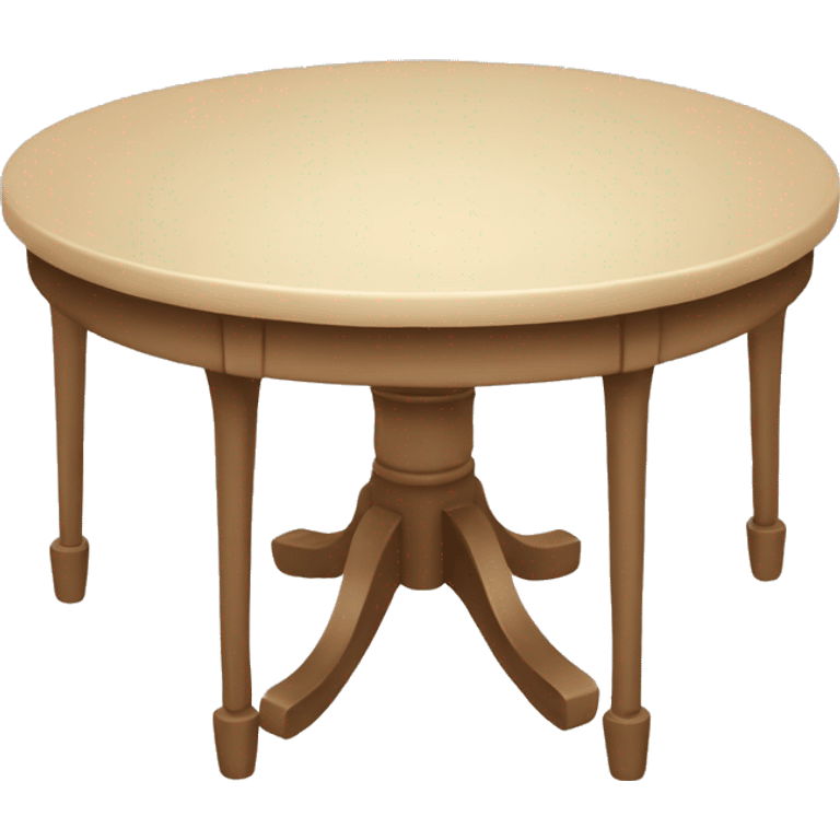 Beige table  emoji