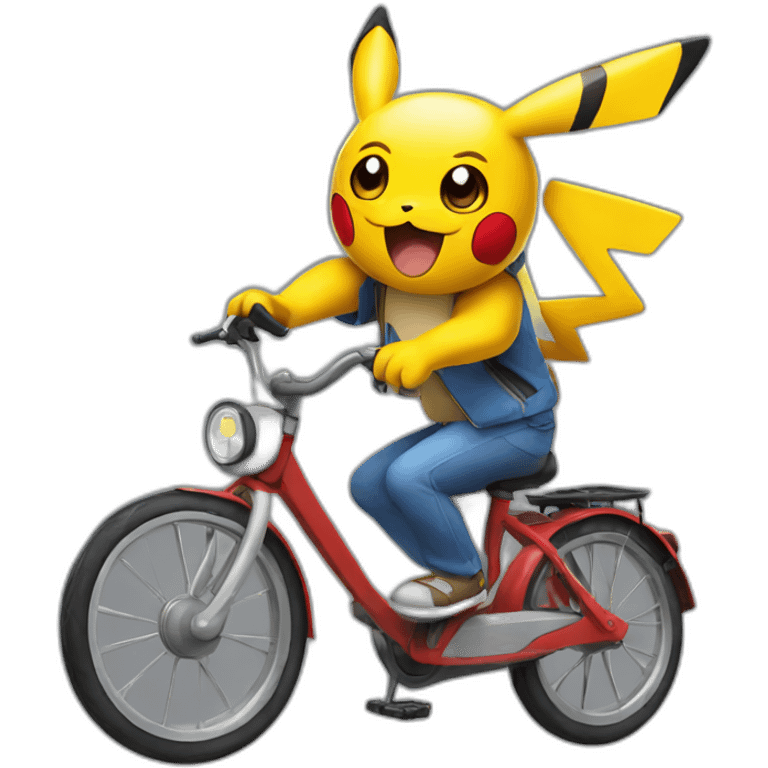 pokemon on a bike emoji