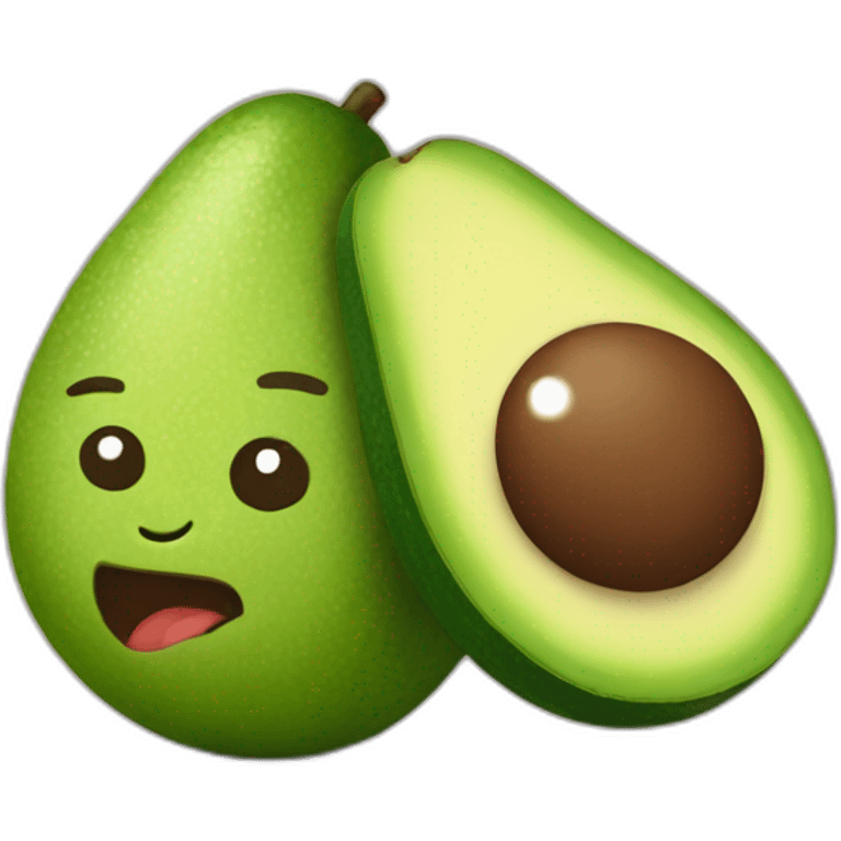 cute avocado emoji