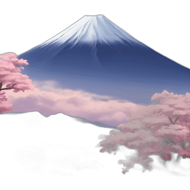 Fuji mountain emoji