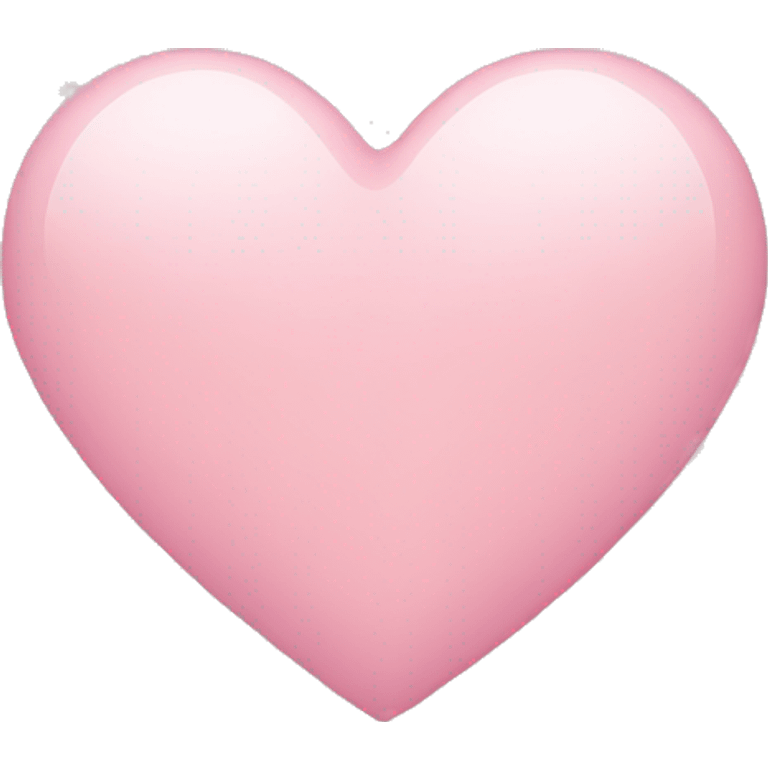 Light pink heart emoji