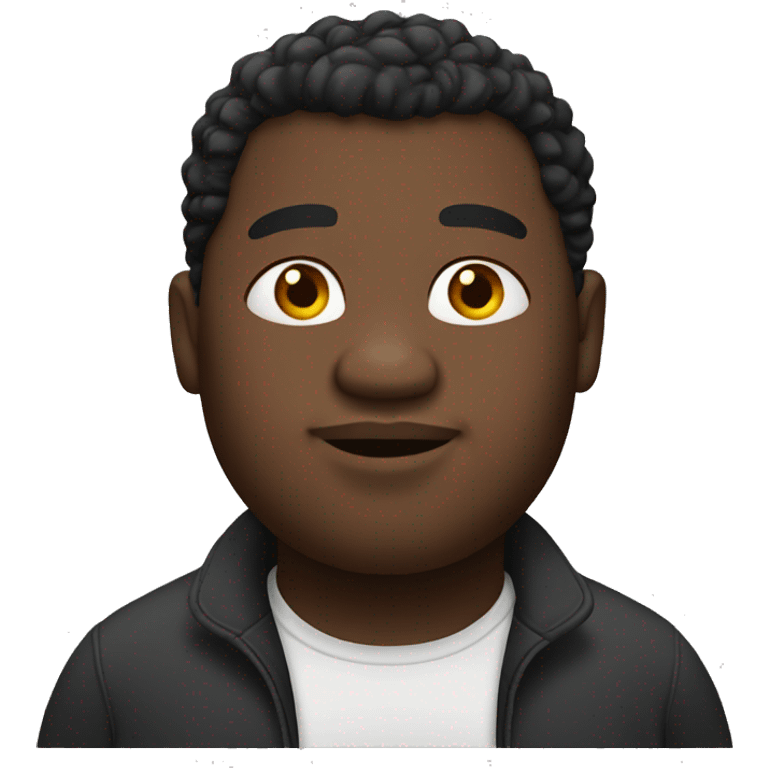 fat black man emoji