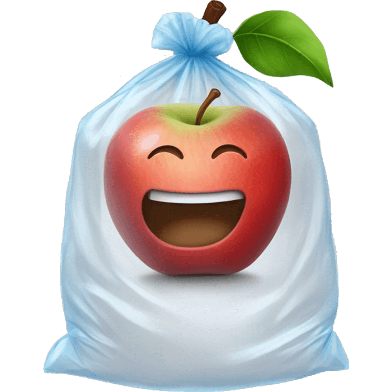 APPLES IN A PLASTIC BAG emoji