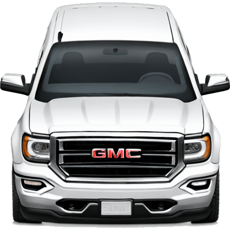 White GMC sierra 1500 emoji