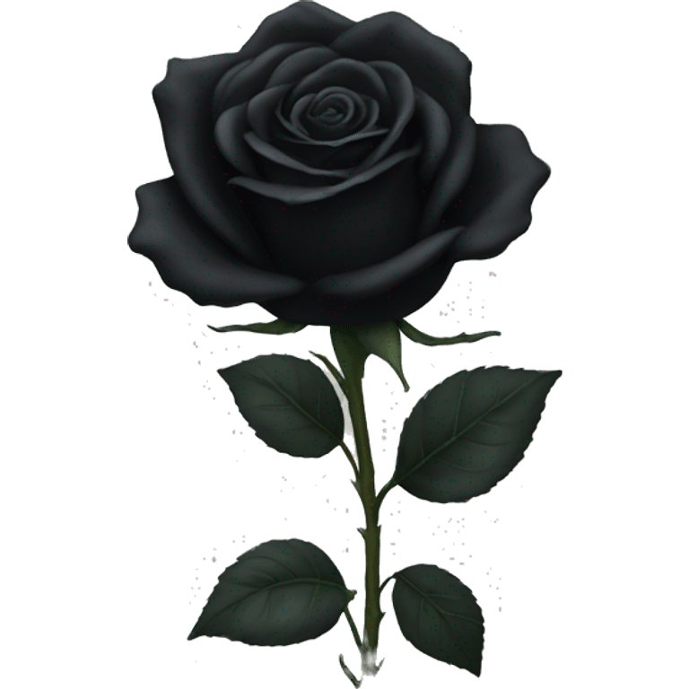 black rose emoji