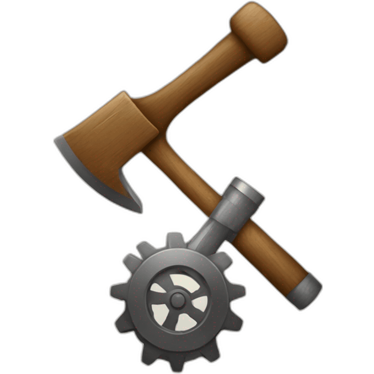 Hammer and Gear communist logo emoji