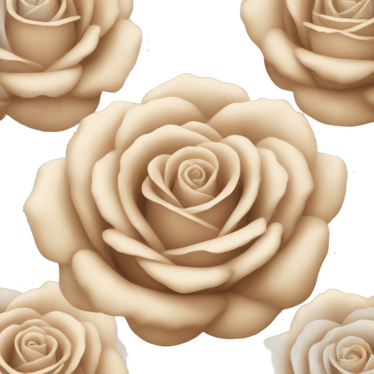 beige rose emoji