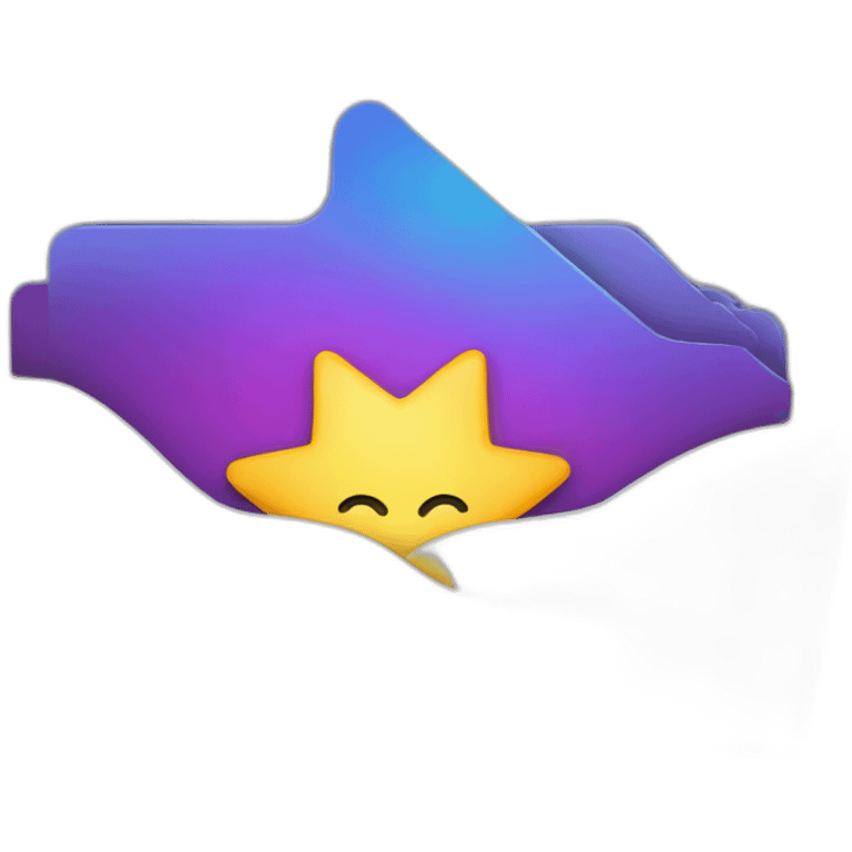 star and folder layers emoji