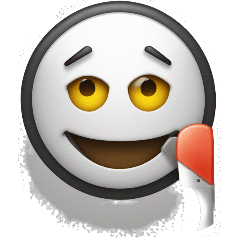 Smiley mit zusammengekniffenen Augen und Kuss Mund  emoji