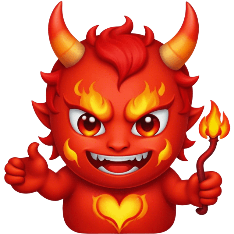 Devils loves  emoji