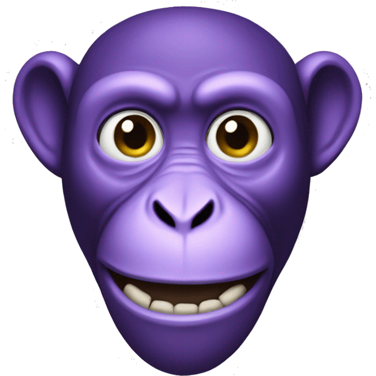 purple monkey  emoji