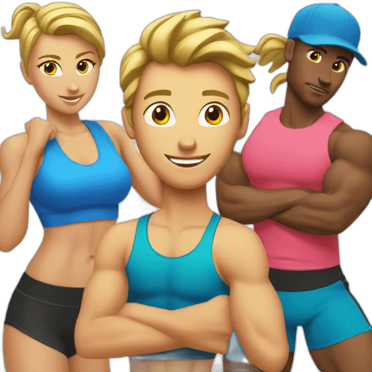 Best fitness logo emoji