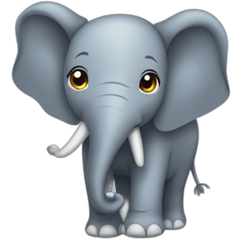 Cute-Elefant emoji