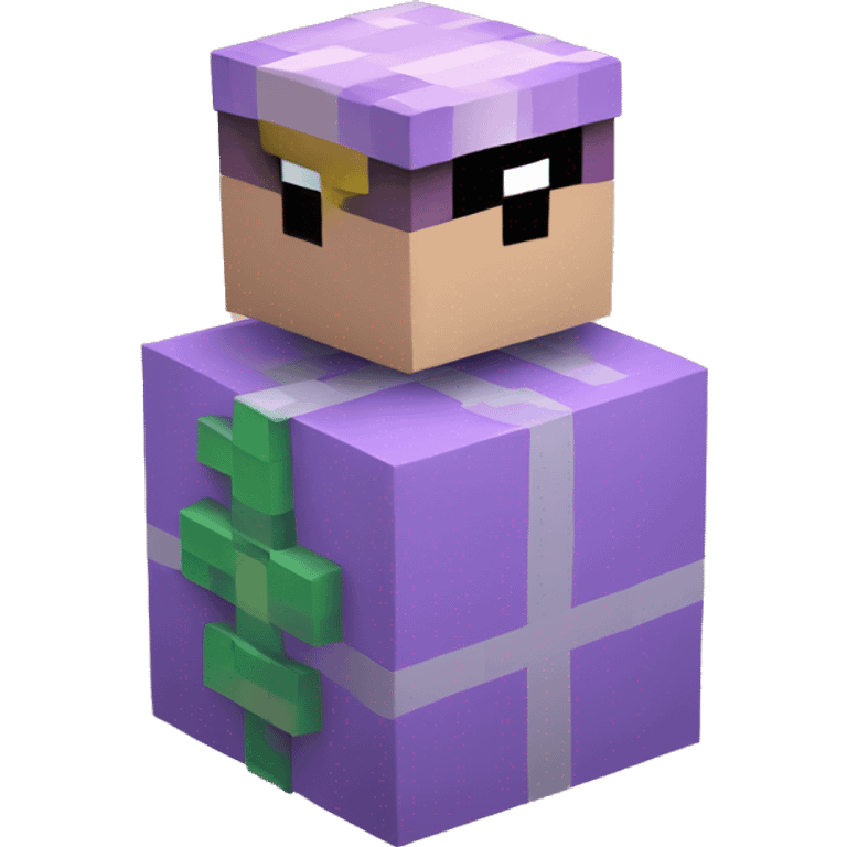 a emoji that means "give me your shulker box" (Minecraft shulker) and is meant for 2b2t emoji