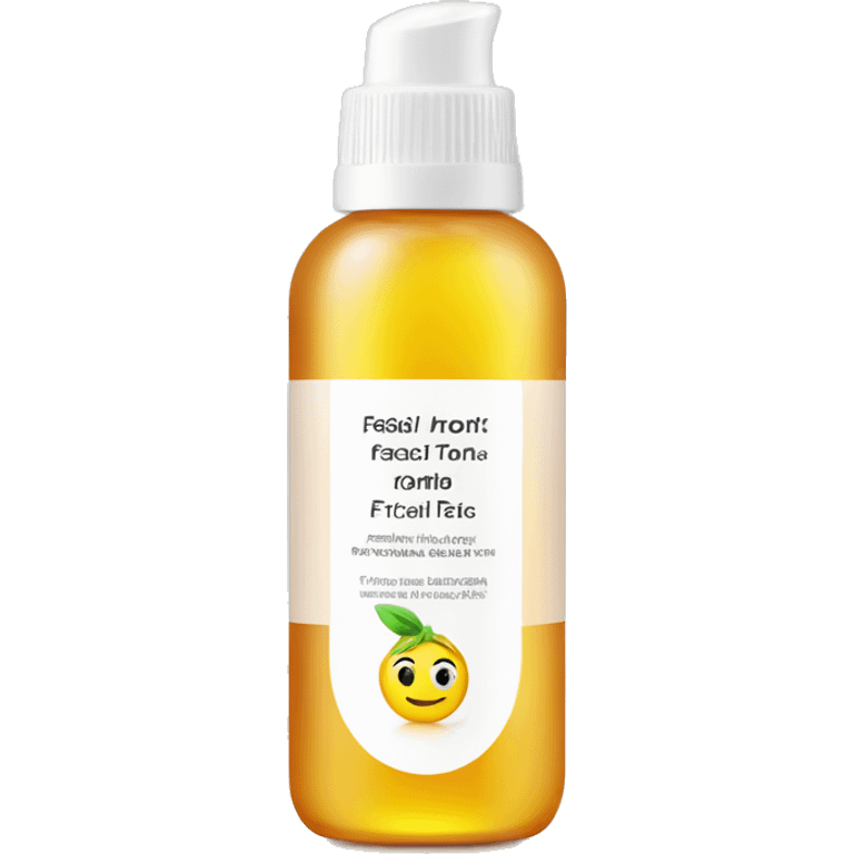 facial tonic with label emoji