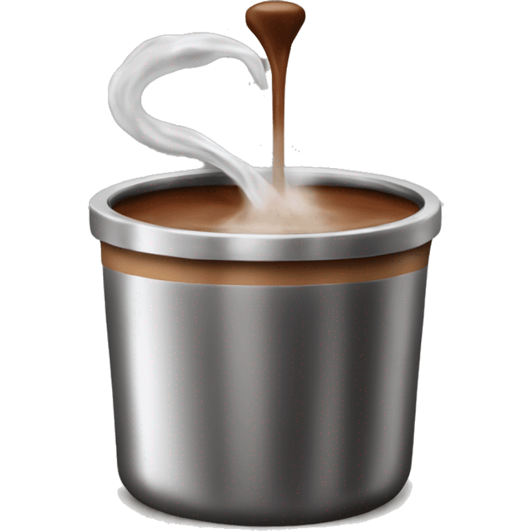 an alluminium moka pot emoji