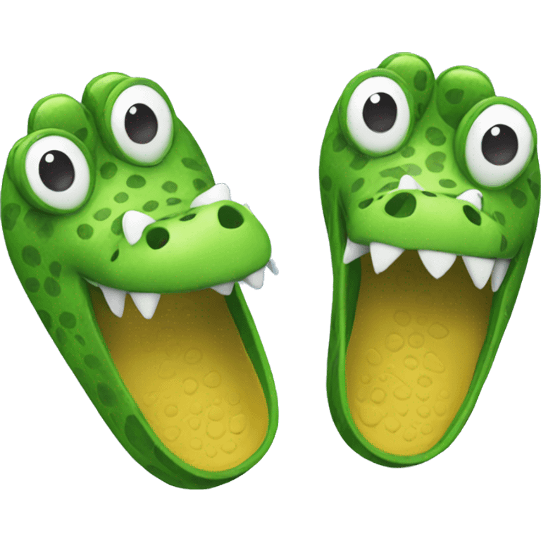 Crocs with toes emoji emoji