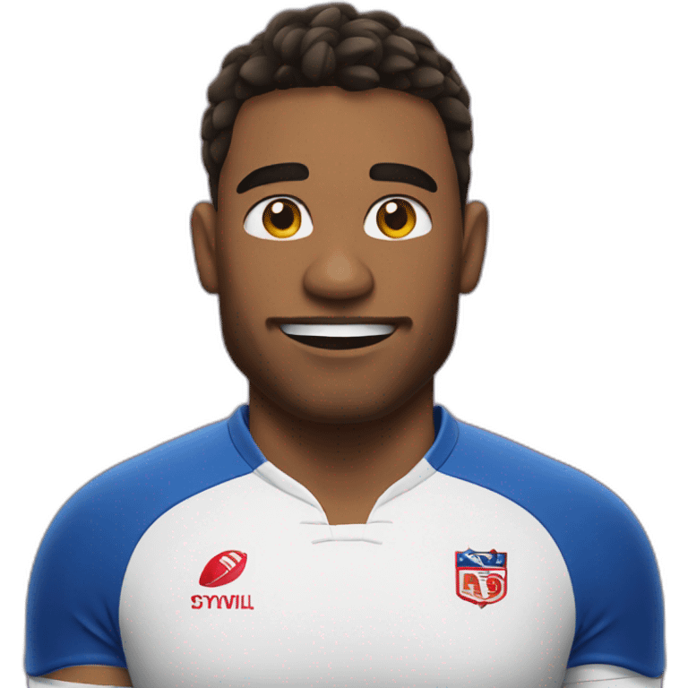 rugby player emoji