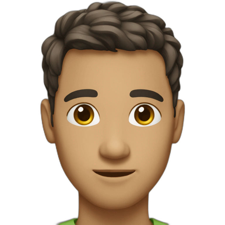 daniyal nematnia with short hair emoji