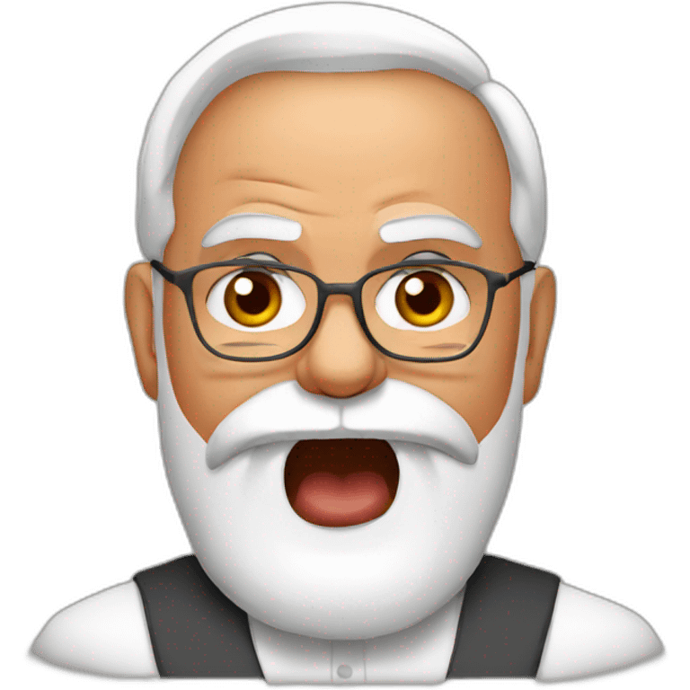 Angry Narendra Modi emoji