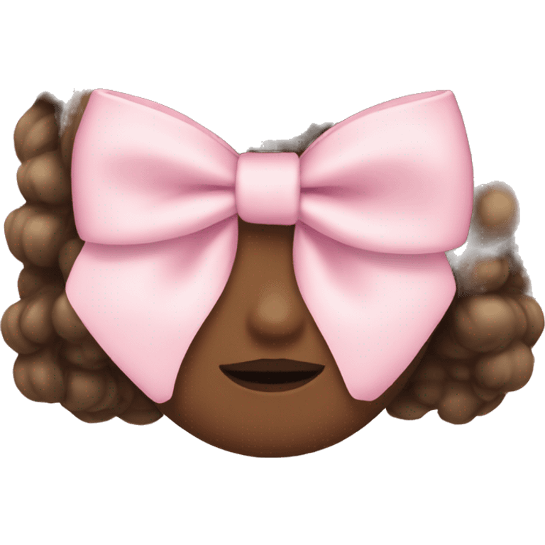 Light pink bows emoji