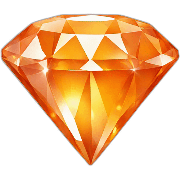 diamond orange emoji