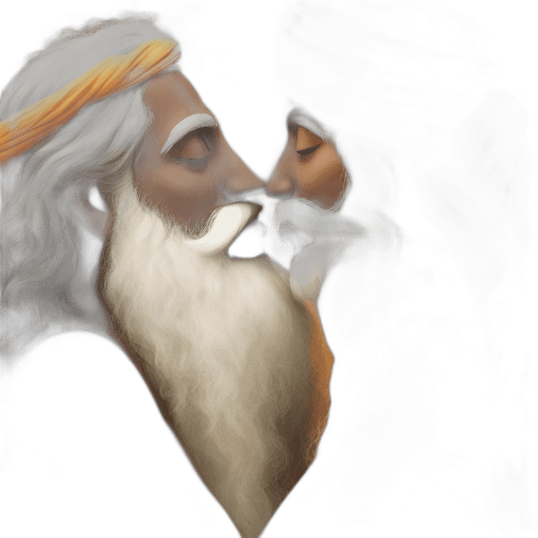 sadhguru kiss nithyananda emoji