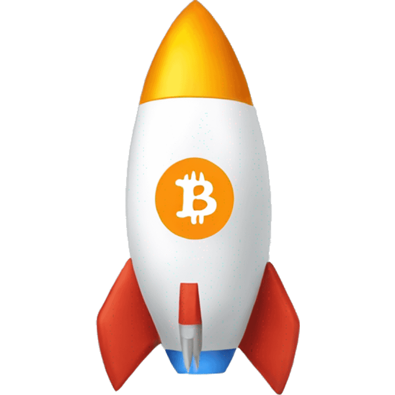 Bitcoin but like a rocket emoji