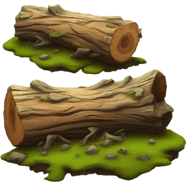 A masive log emoji