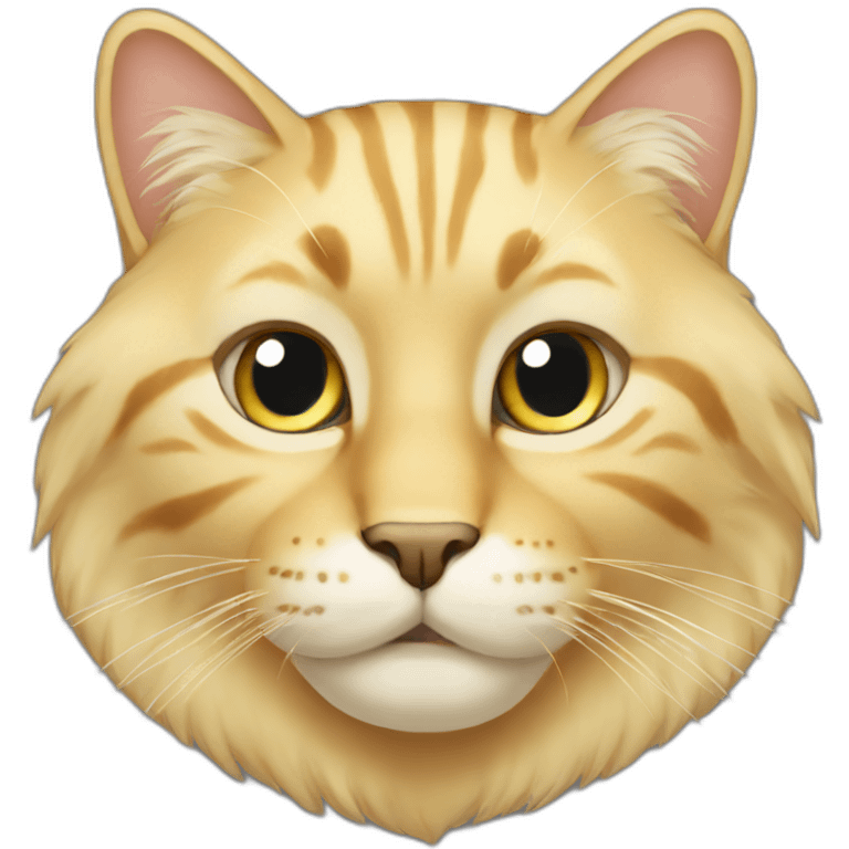 big blond cat emoji