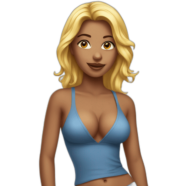 Sexy girl emoji