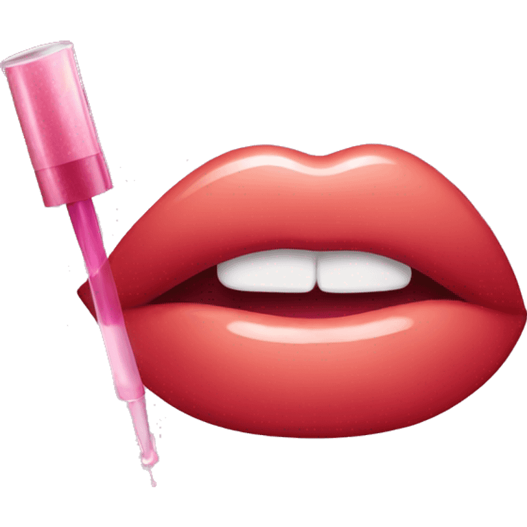 yummy lipgloss emoji