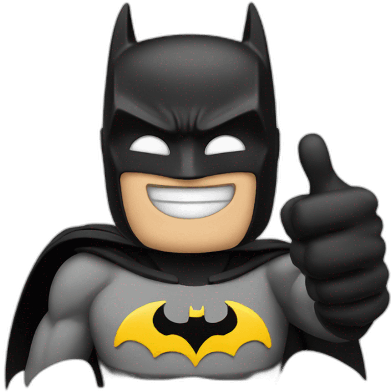 BATMAN THUMB UP emoji