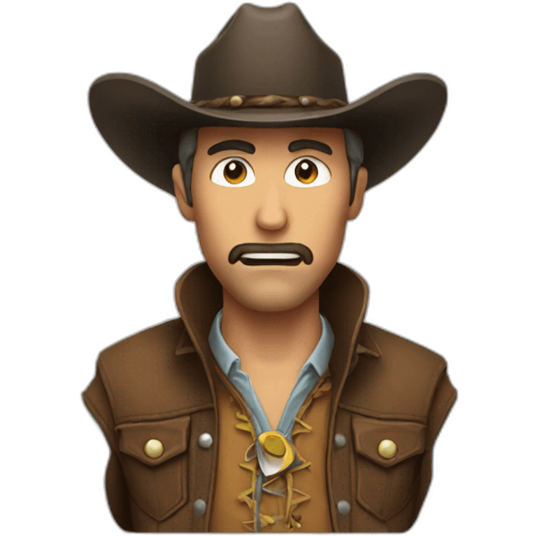 salivating cowboy emoji