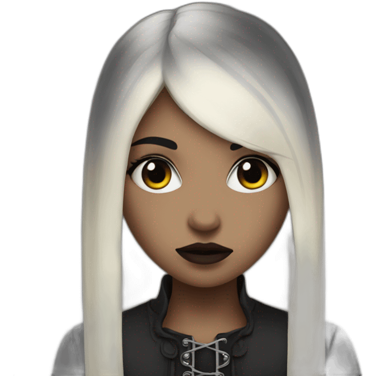 Jaded Gothic Girl emoji