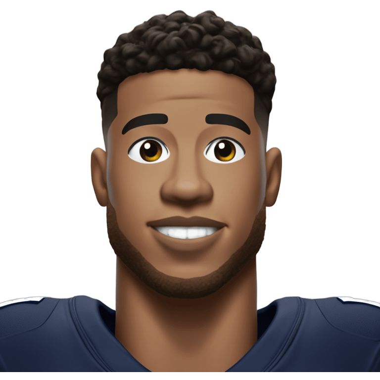 Saquon Barkley in a rams jersey  emoji