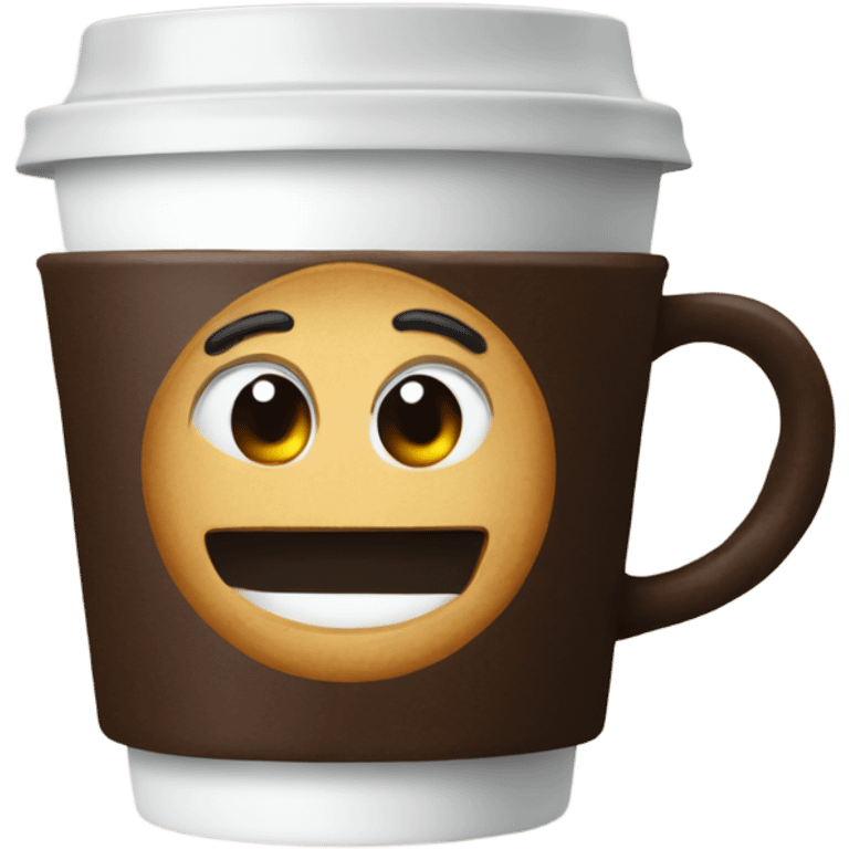 coffee in a cup holder emoji