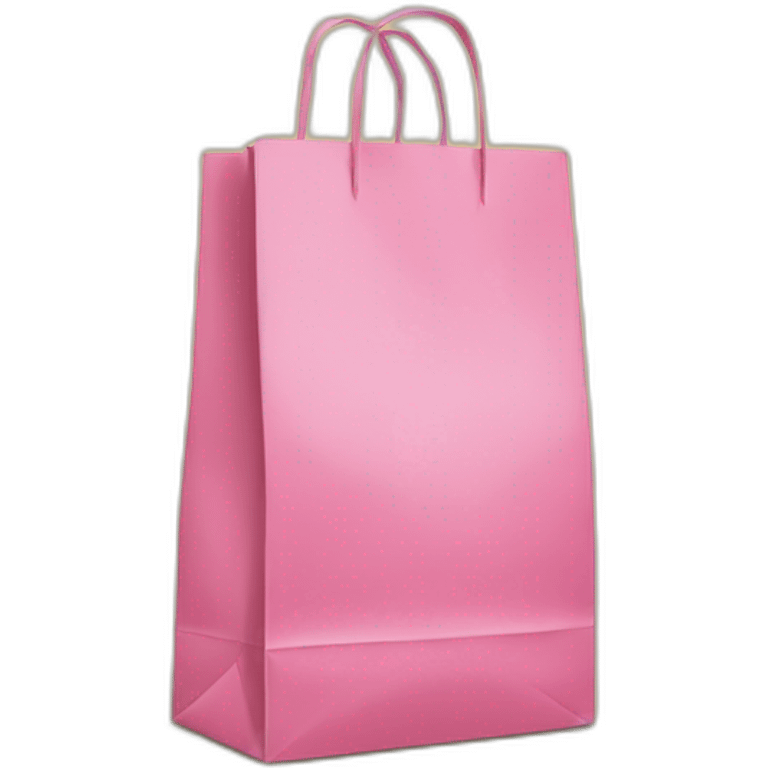 pink paper bag emoji