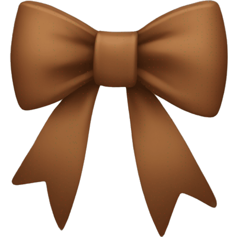 Brown bow emoji