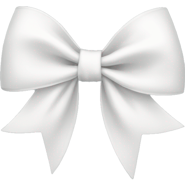 white bow  emoji