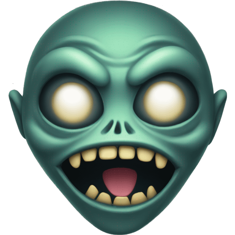 scary alien face emoji