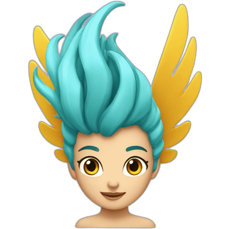 Sirène avec des ailes emoji