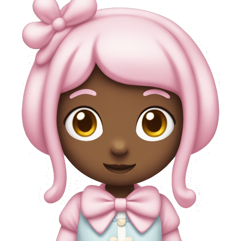 Cute pastel my melody emoji