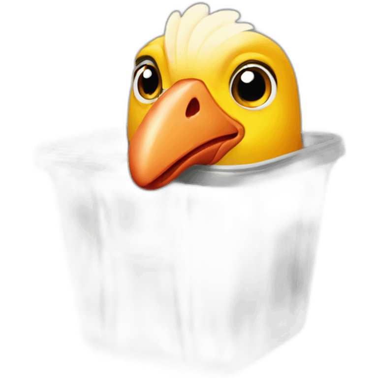 Bin chicken emoji