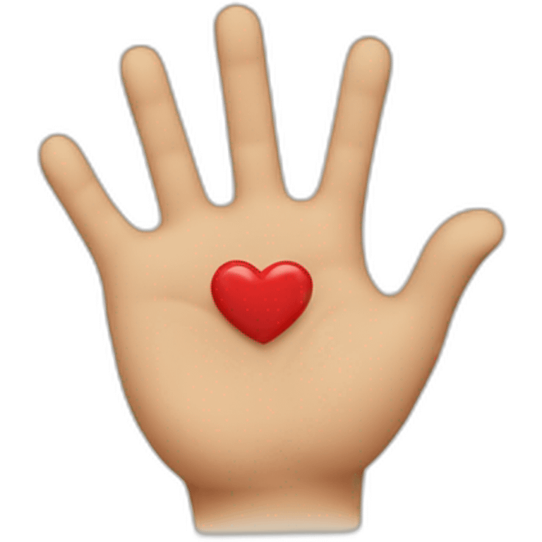 Love hand emoji