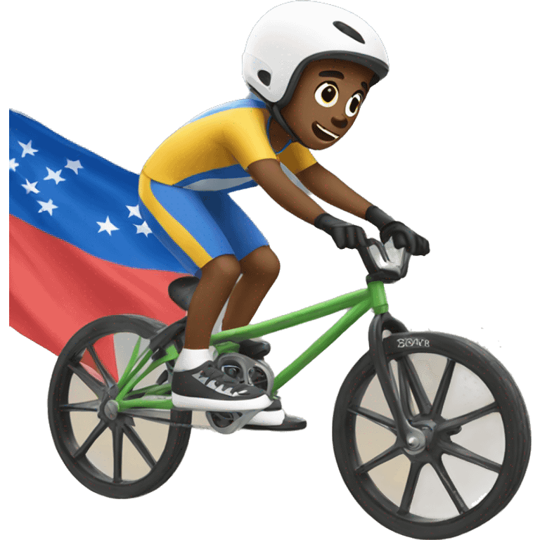 summer olympics bmx boy emoji