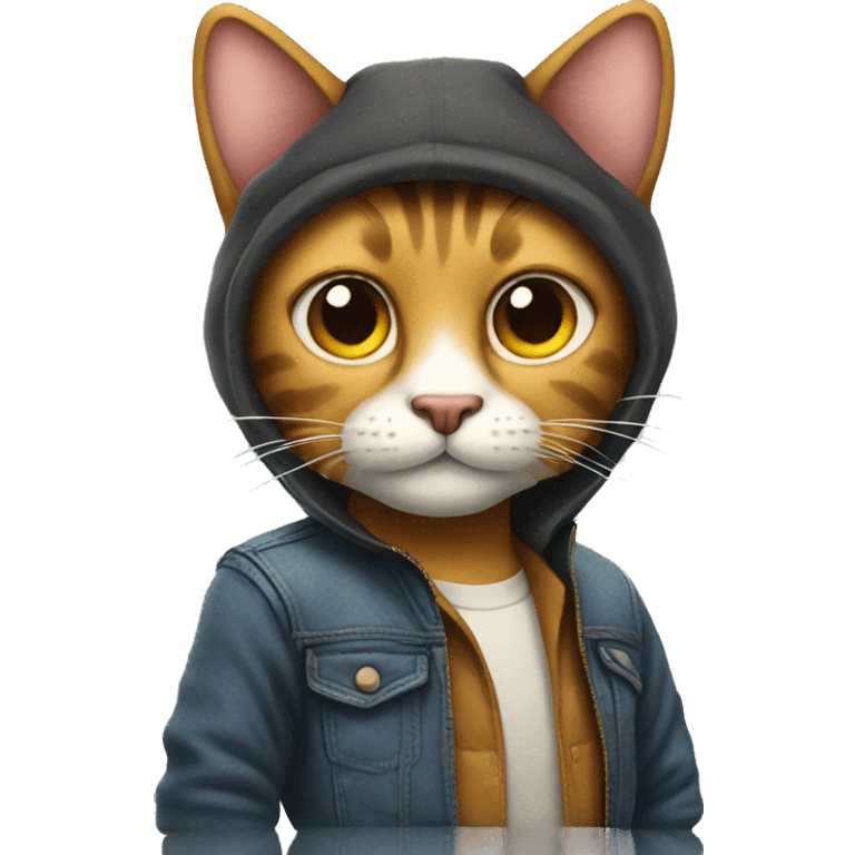 Cool cat emoji