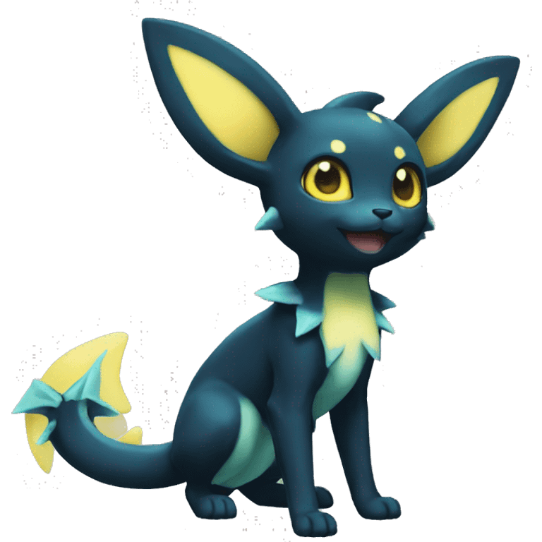 Umbreon-Vaporeon full body emoji